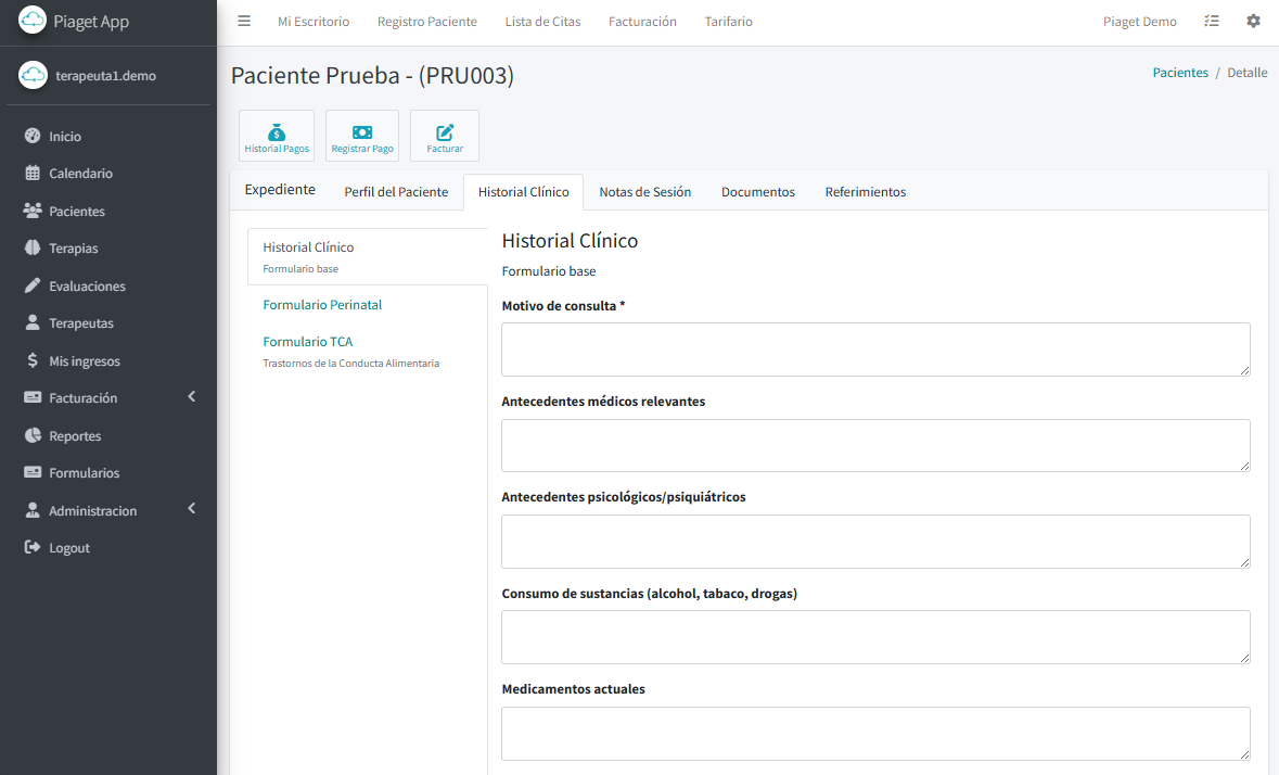 Historia clinica digital